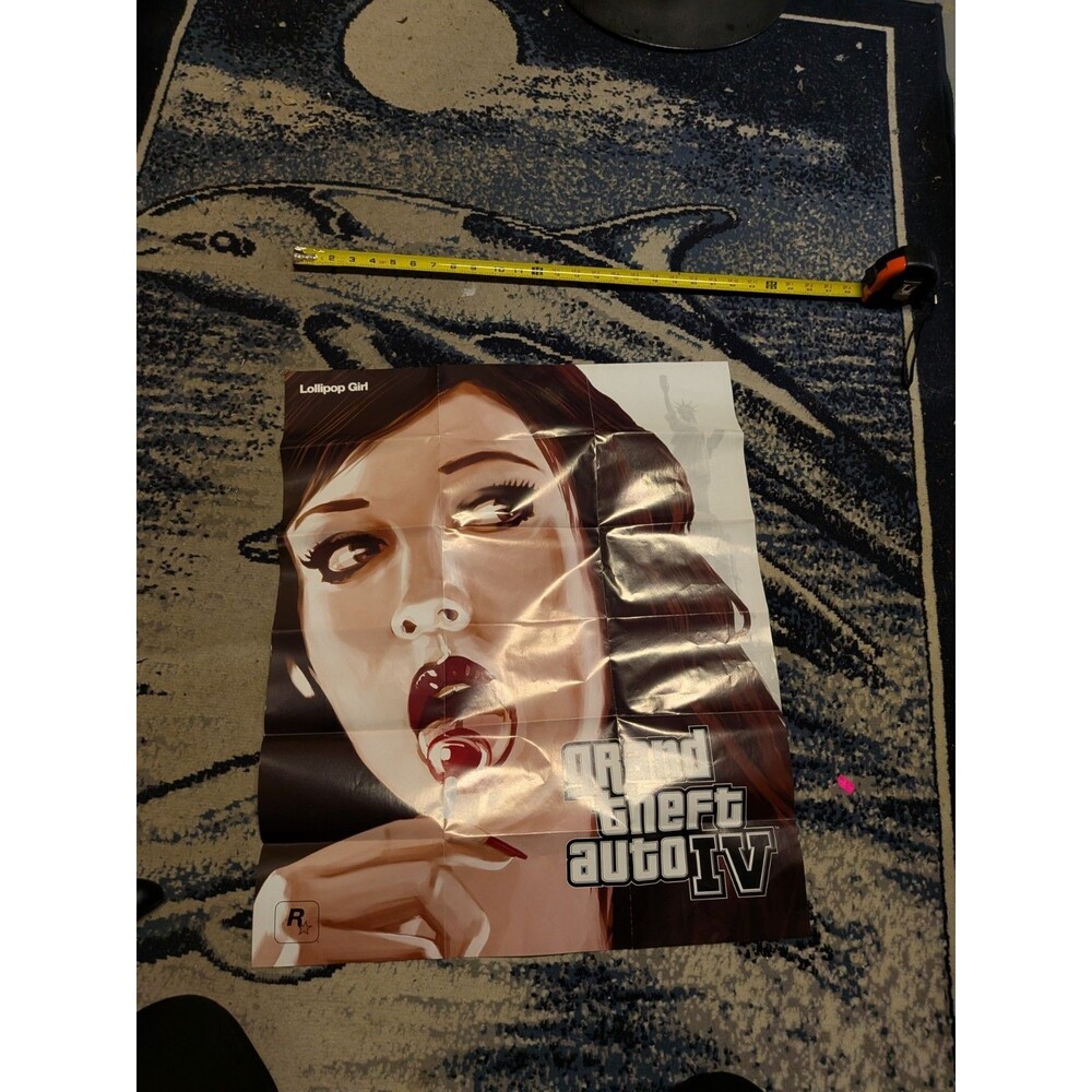 Grand Theft Auto IV 4 lolipop girl Poster – Original 2008 Rockstar Promo